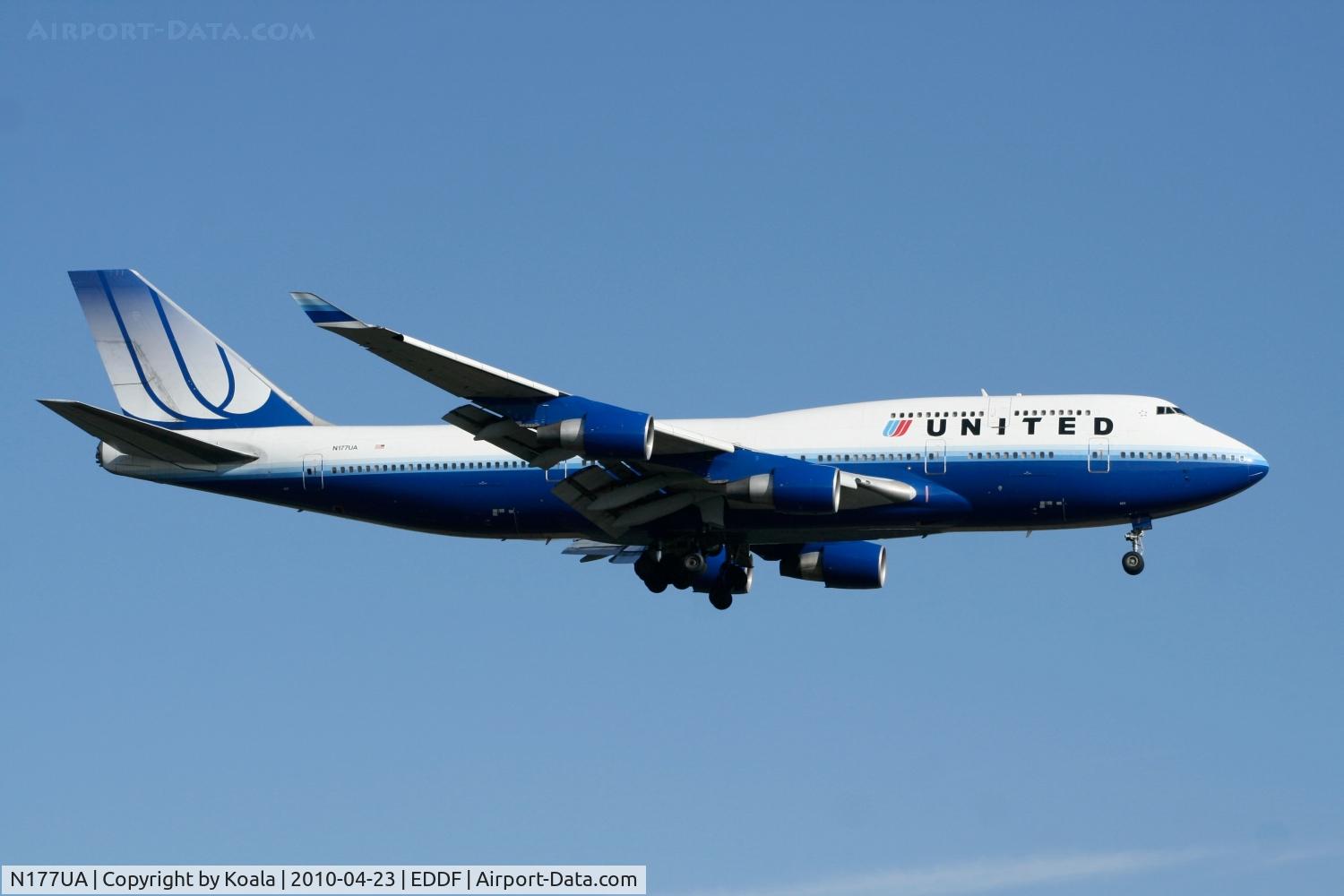 N177UA, 1990 Boeing 747-422 C/N 24384, Old c/s