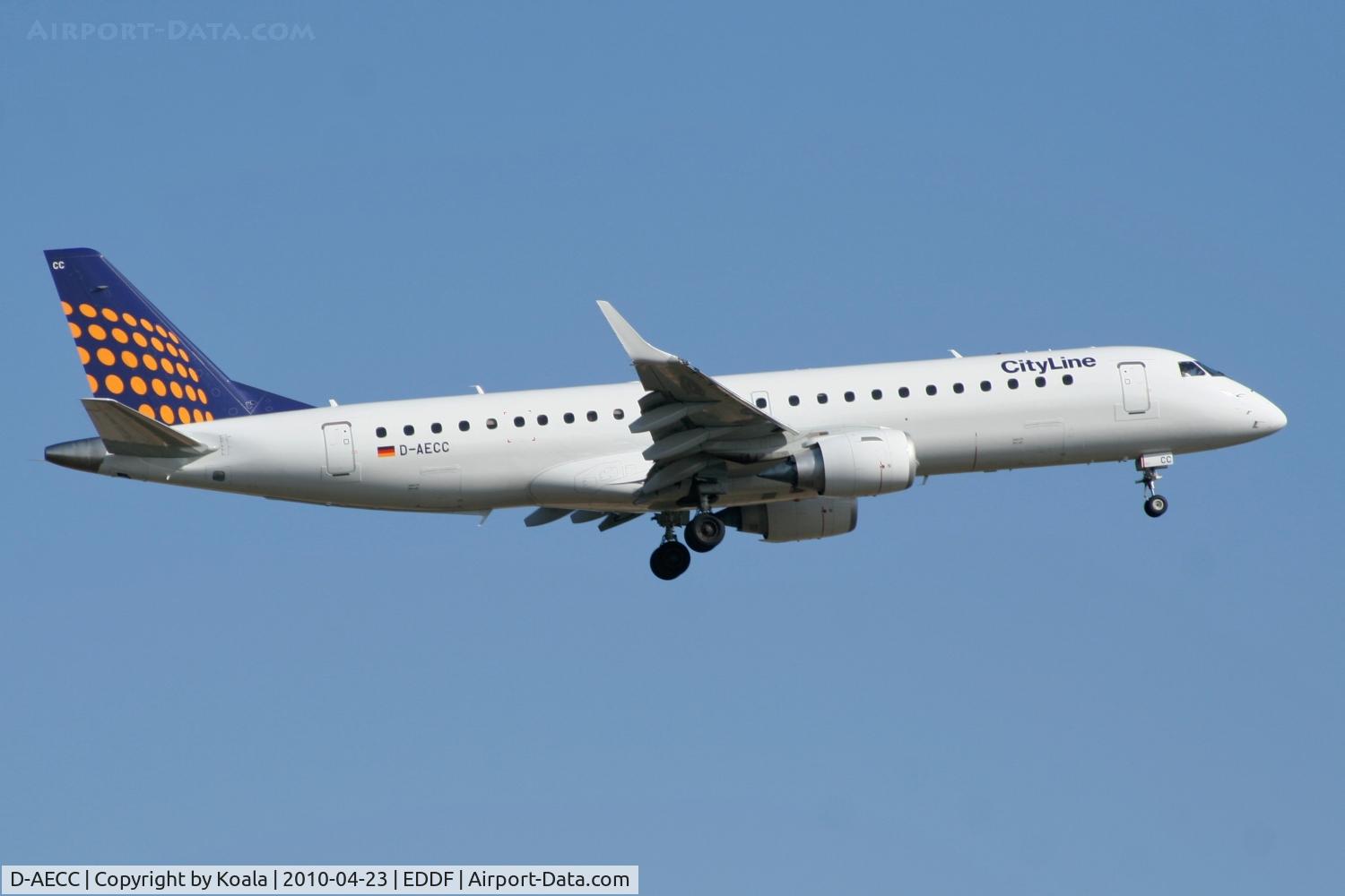 D-AECC, 2009 Embraer 190LR (ERJ-190-100LR) C/N 19000333, CityLine