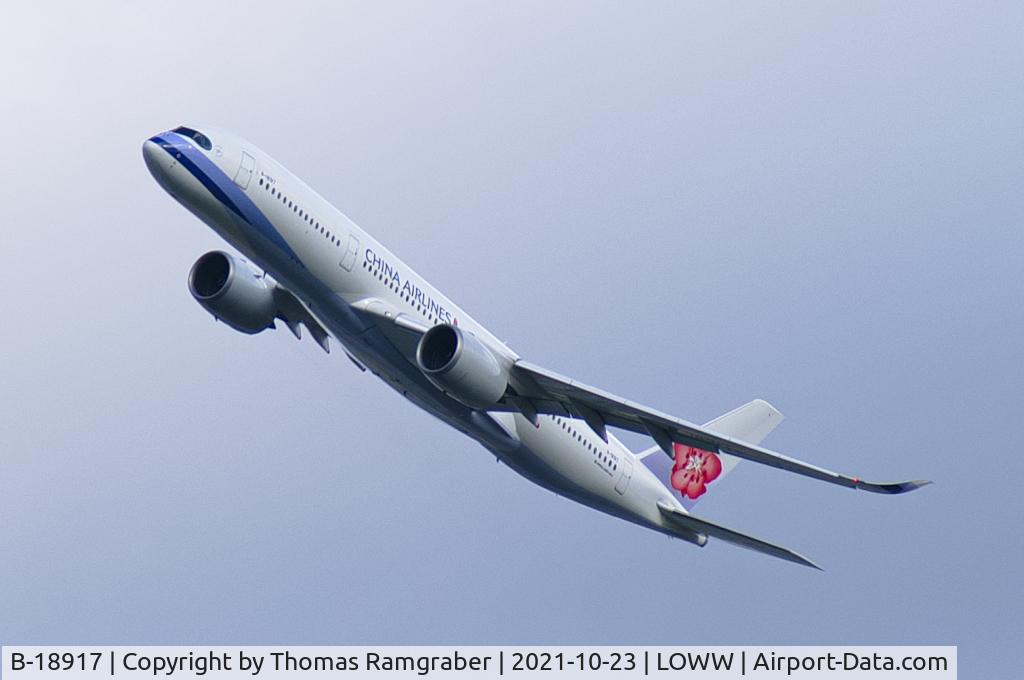 B-18917, 2018 Airbus A350-941 C/N 208, China Airlines Airbus A350-900