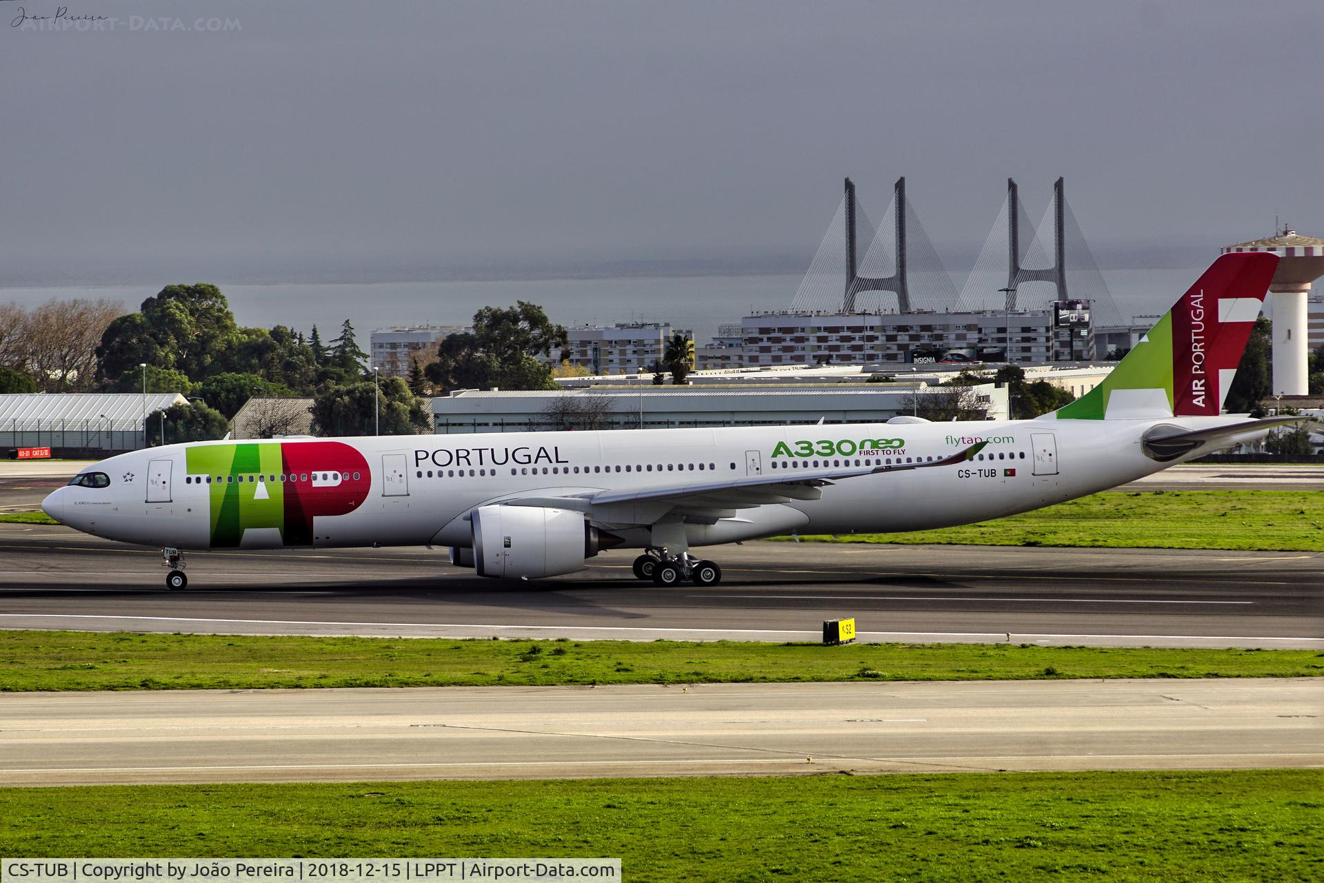 CS-TUB, 2017 Airbus A330-941N C/N 1836, TAP A339 Parking to rw21 at LPPT