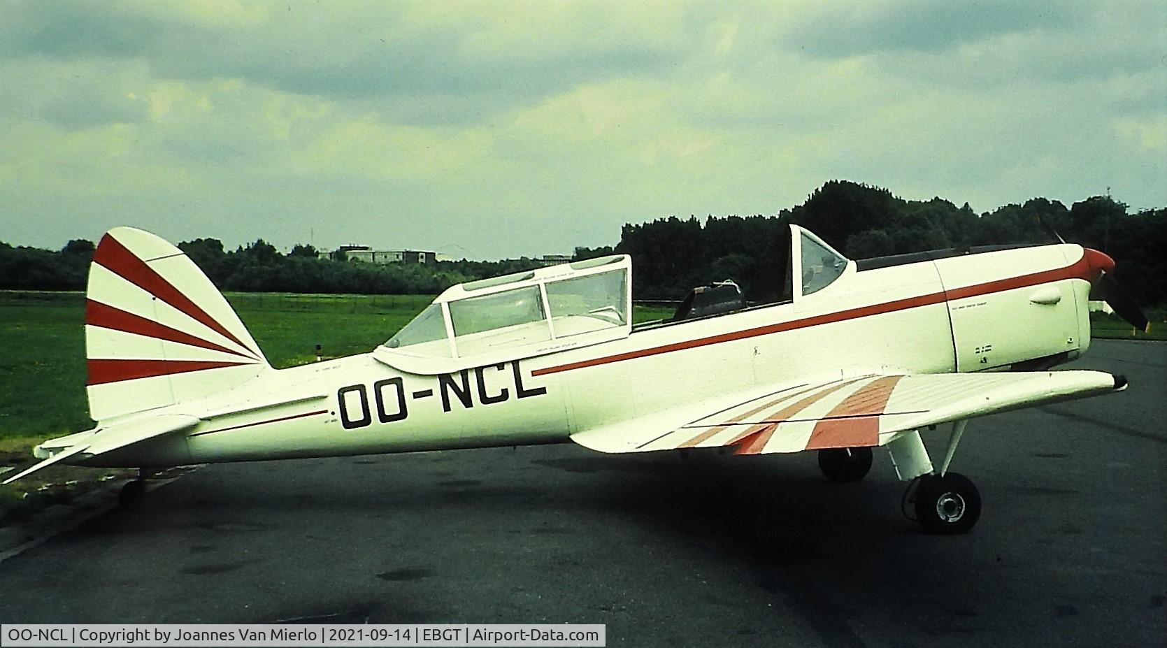 OO-NCL, 1950 De Havilland DHC-1 Chipmunk 22 C/N C1/0137, Slide scan