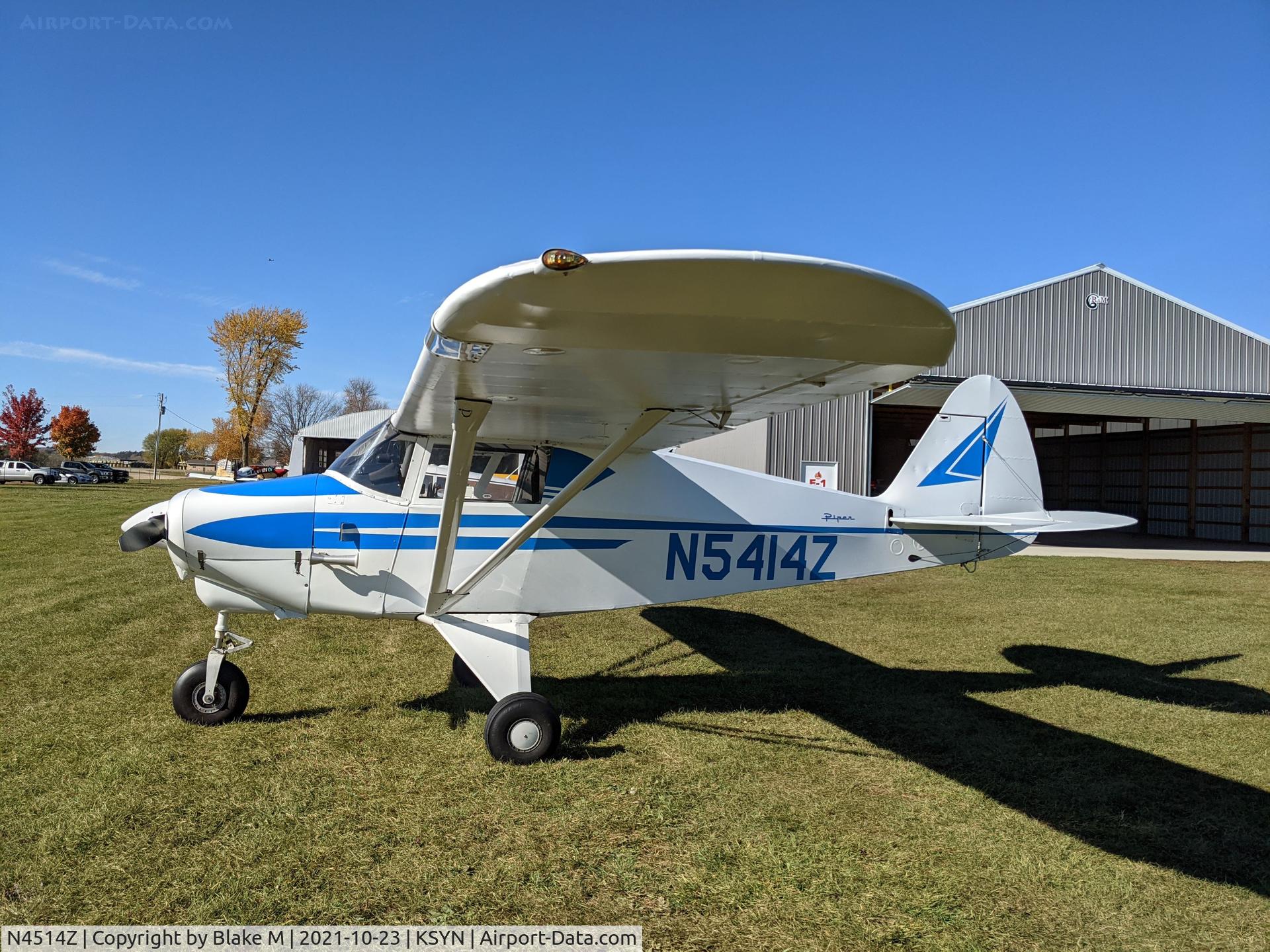 N4514Z, 1960 Piper PA-22-108 Colt C/N 22-8016, 4514Z parked at Stanton Airfield, October 2021