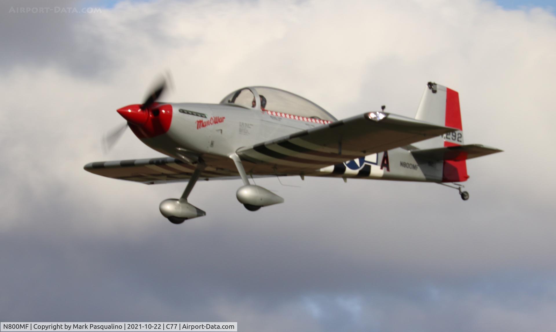 N800MF, 2020 Vans RV-8 C/N 83315, Vans RV-8