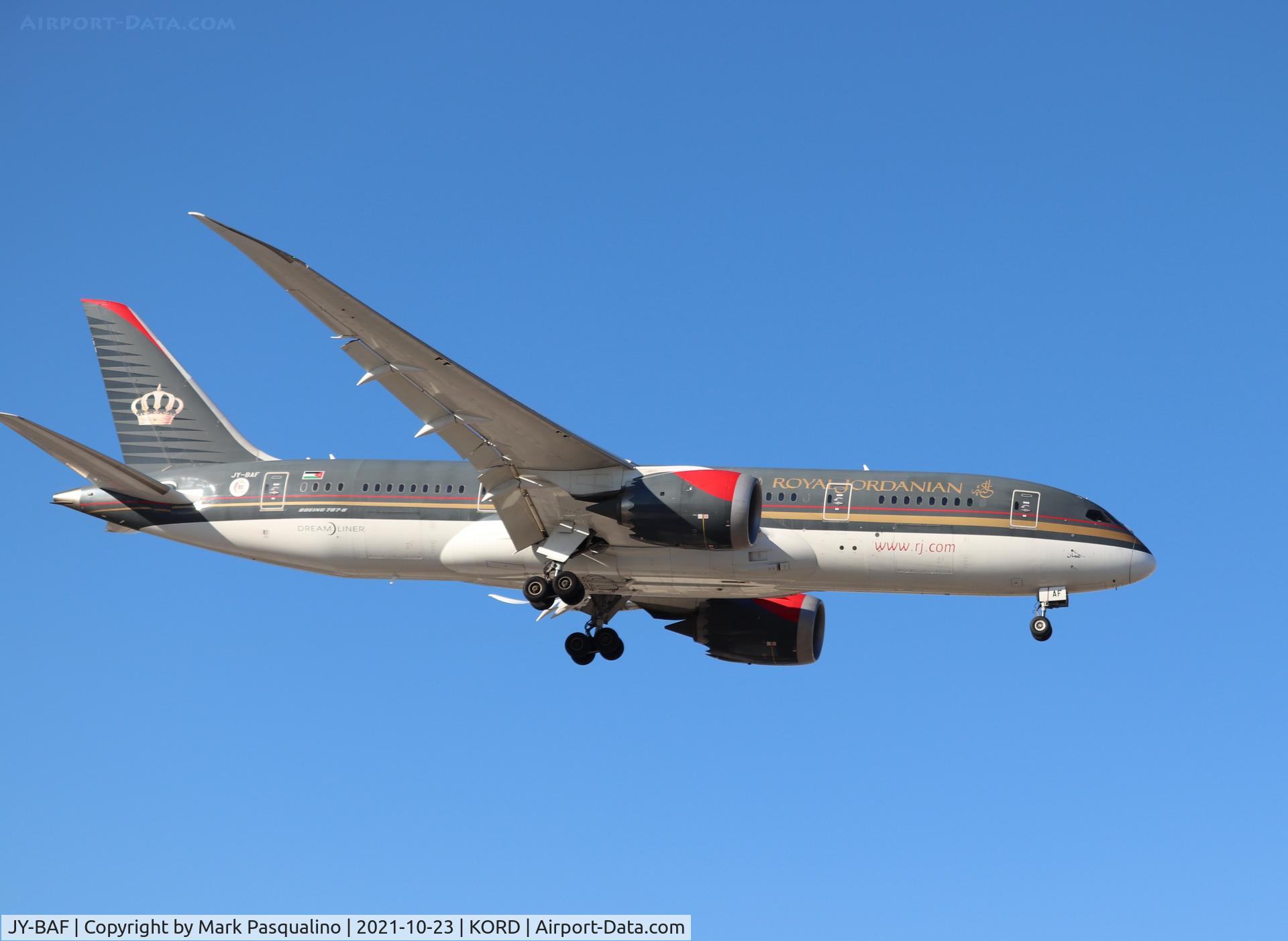 JY-BAF, 2014 Boeing 787-8 Dreamliner Dreamliner C/N 36112, Boeing 787-8