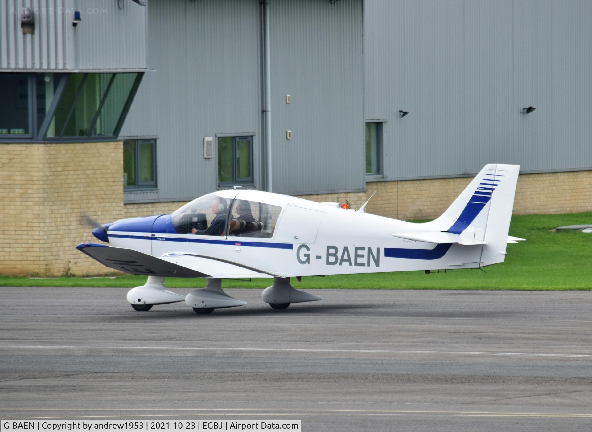 G-BAEN, 1972 Robin DR-400-180 Regent Regent C/N 736, G-BAEN at Gloucestershire Airport.