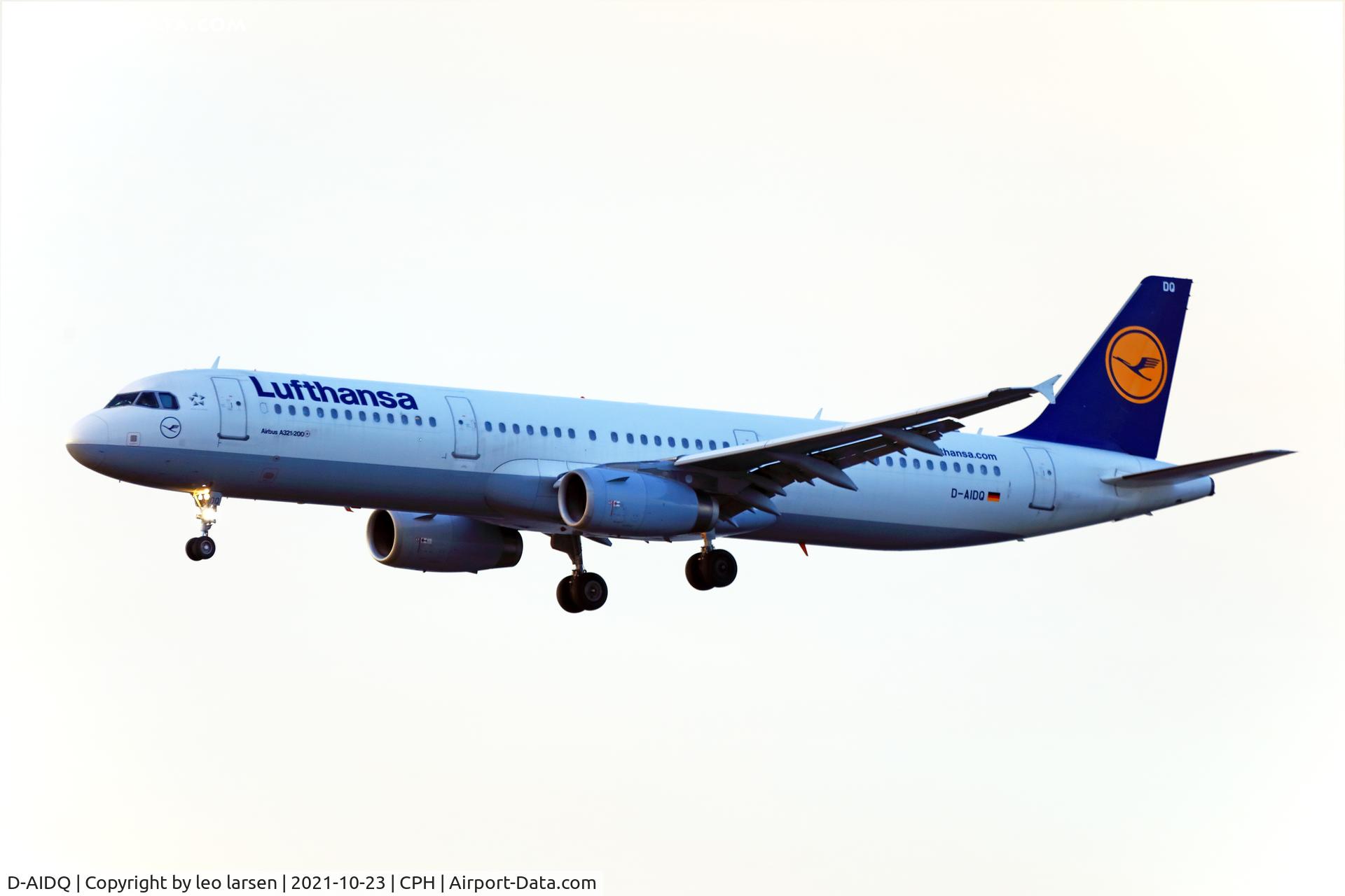 D-AIDQ, 2012 Airbus A321-231 C/N 5028, Copenhagen 23.10.2021