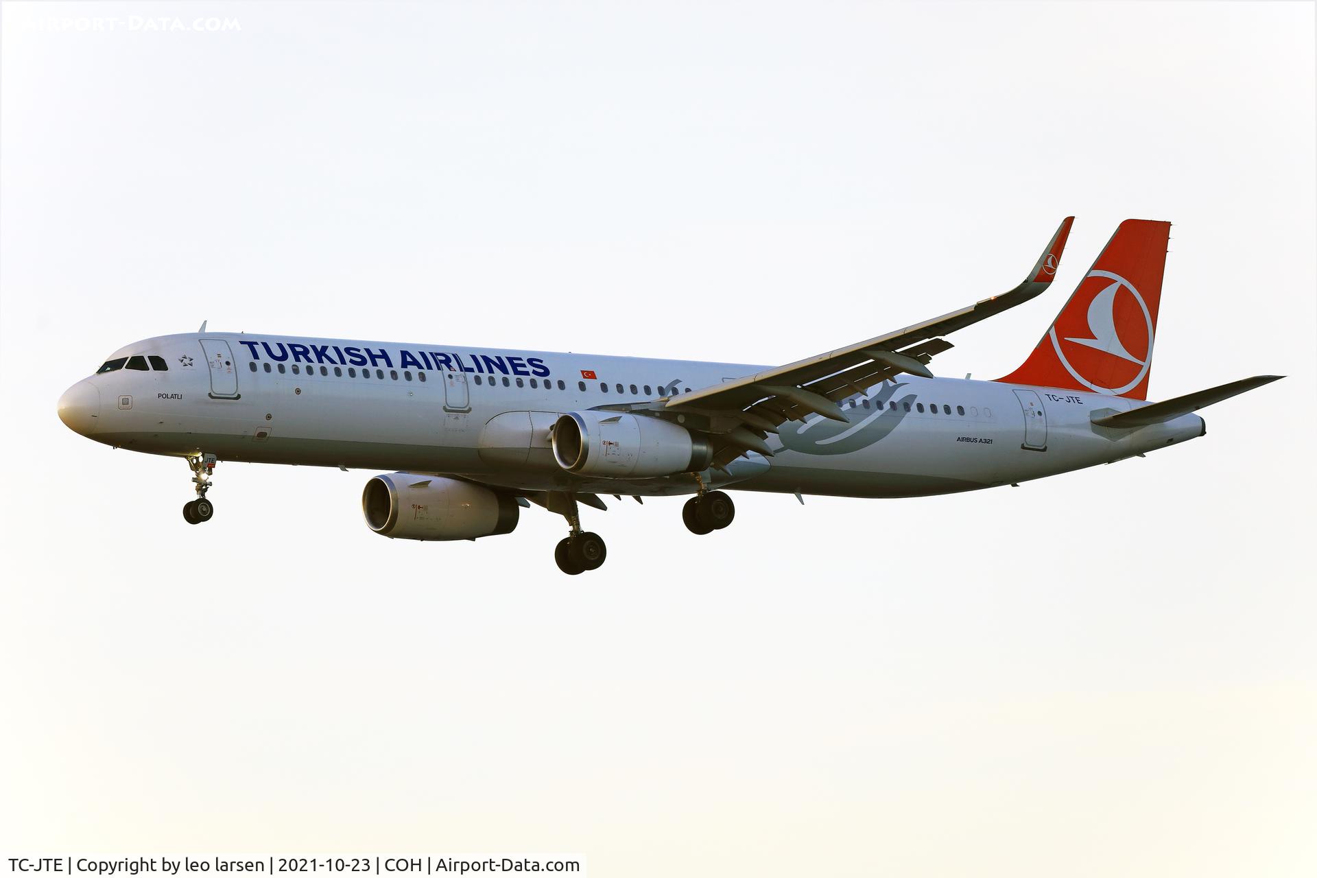 TC-JTE, 2015 Airbus A321-231 C/N 6869, Copenhagen 23.10.2021