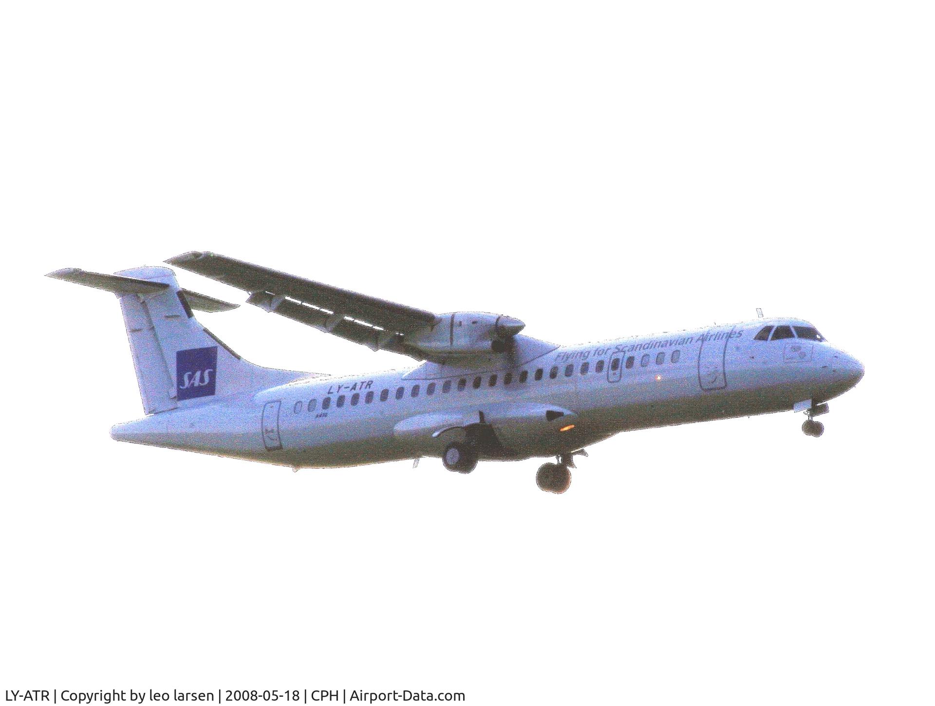 LY-ATR, 1990 ATR 72-201 C/N 162, Copenhagen 18.5.2008