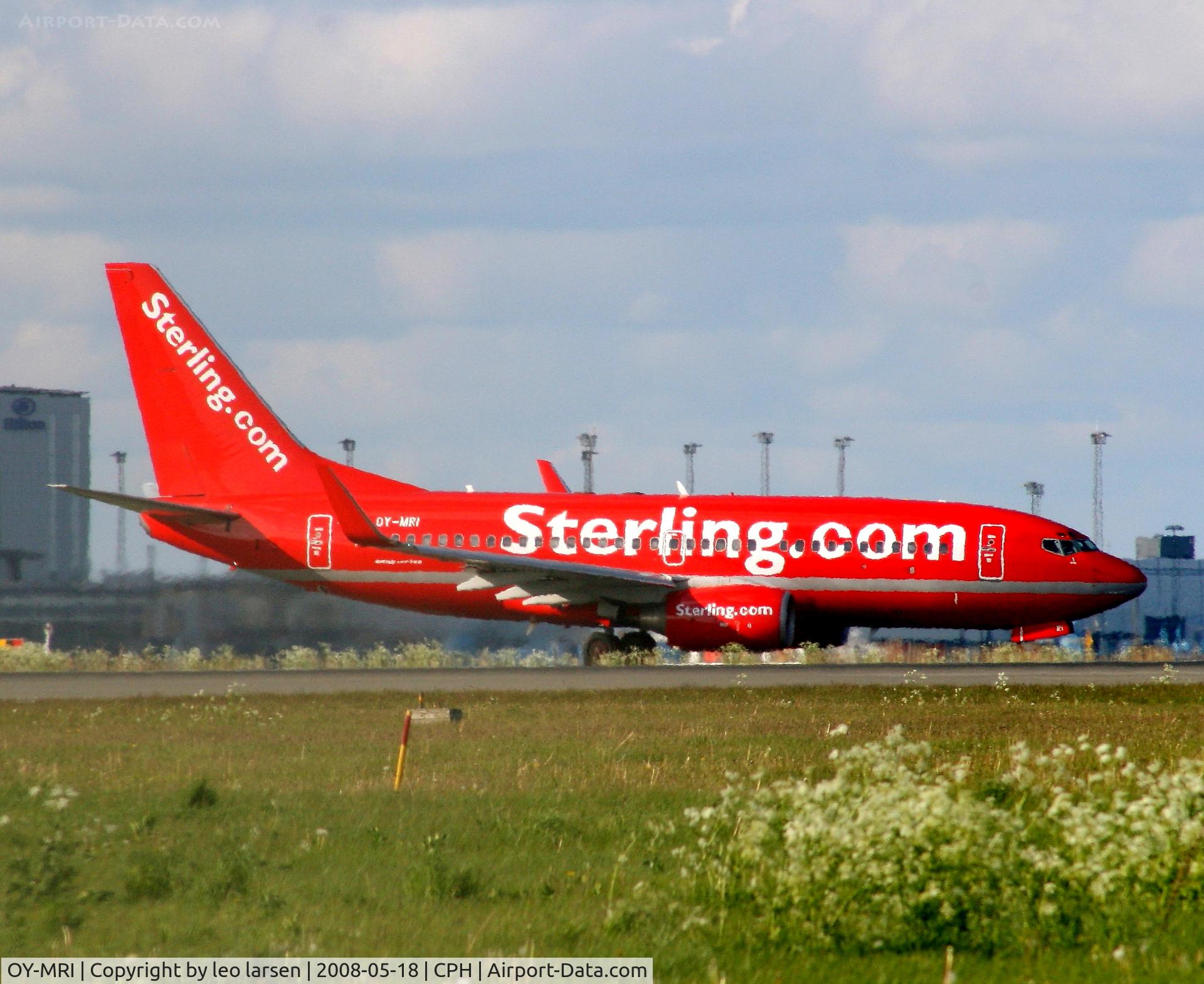 OY-MRI, 2001 Boeing 737-7L9 C/N 28014, Copenhagen 18.5.2008