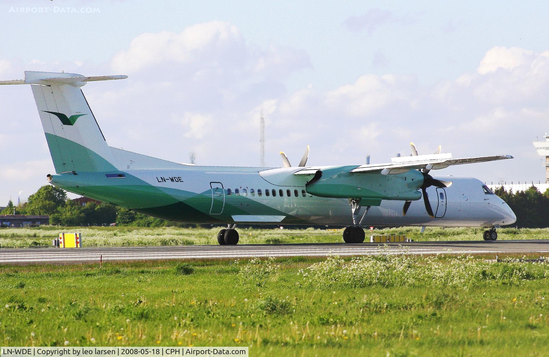 LN-WDE, 2007 De Havilland Canada DHC-8-402Q Dash 8 C/N 4183, Copenhagen 18.5.2008