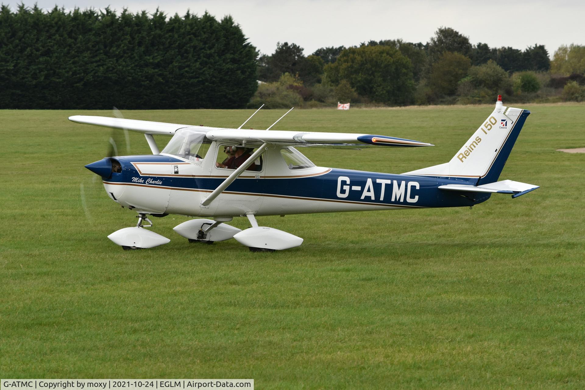 G-ATMC, 1966 Reims Cessna F150F C/N 0020, Reims Cessna F150F at White Waltham.