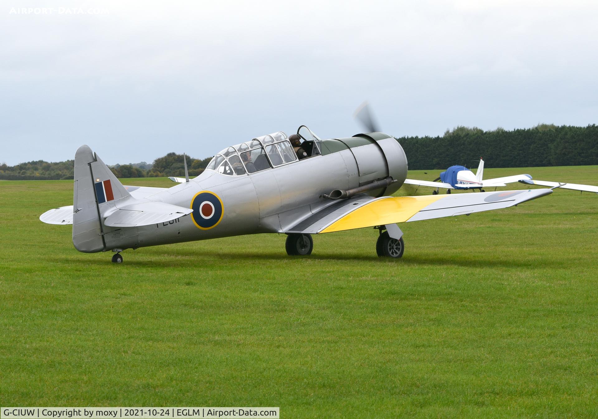 G-CIUW, 1942 Noorduyn AT-16 Harvard IIB C/N 14-245, Noorduyn AT-16 Harvard IIB at White Waltham. Ex SE-BII