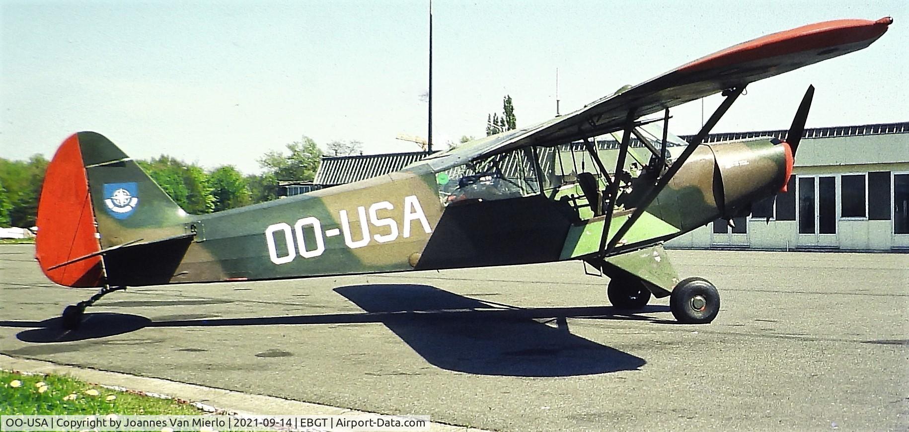 OO-USA, 1954 Piper L-21B Super Cub (PA-18-135) C/N 18-3824, Slide scan