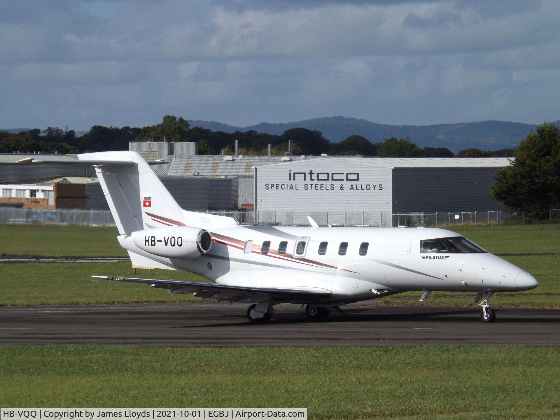 HB-VQQ, 2021 Pilatus PC-24 C/N 226, At Gloucestershire Airport.