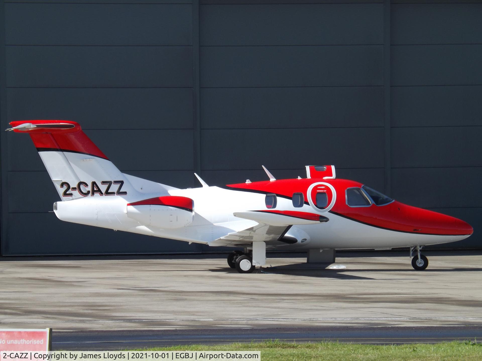 2-CAZZ, 2011 Eclipse Aviation Corp EA500 C/N 000267, At Gloucestershire Airport