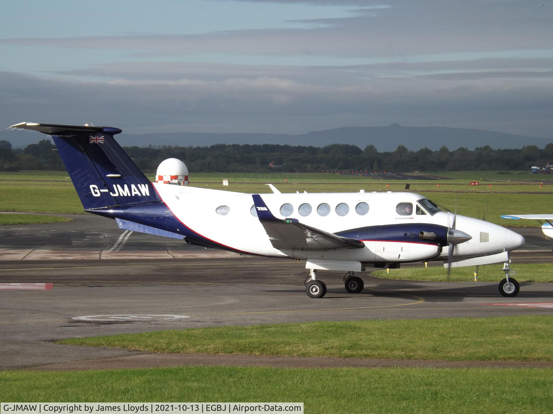 G-JMAW, 2018 Beech B200GT King Air C/N BY-326, At Gloucestershire Airport.