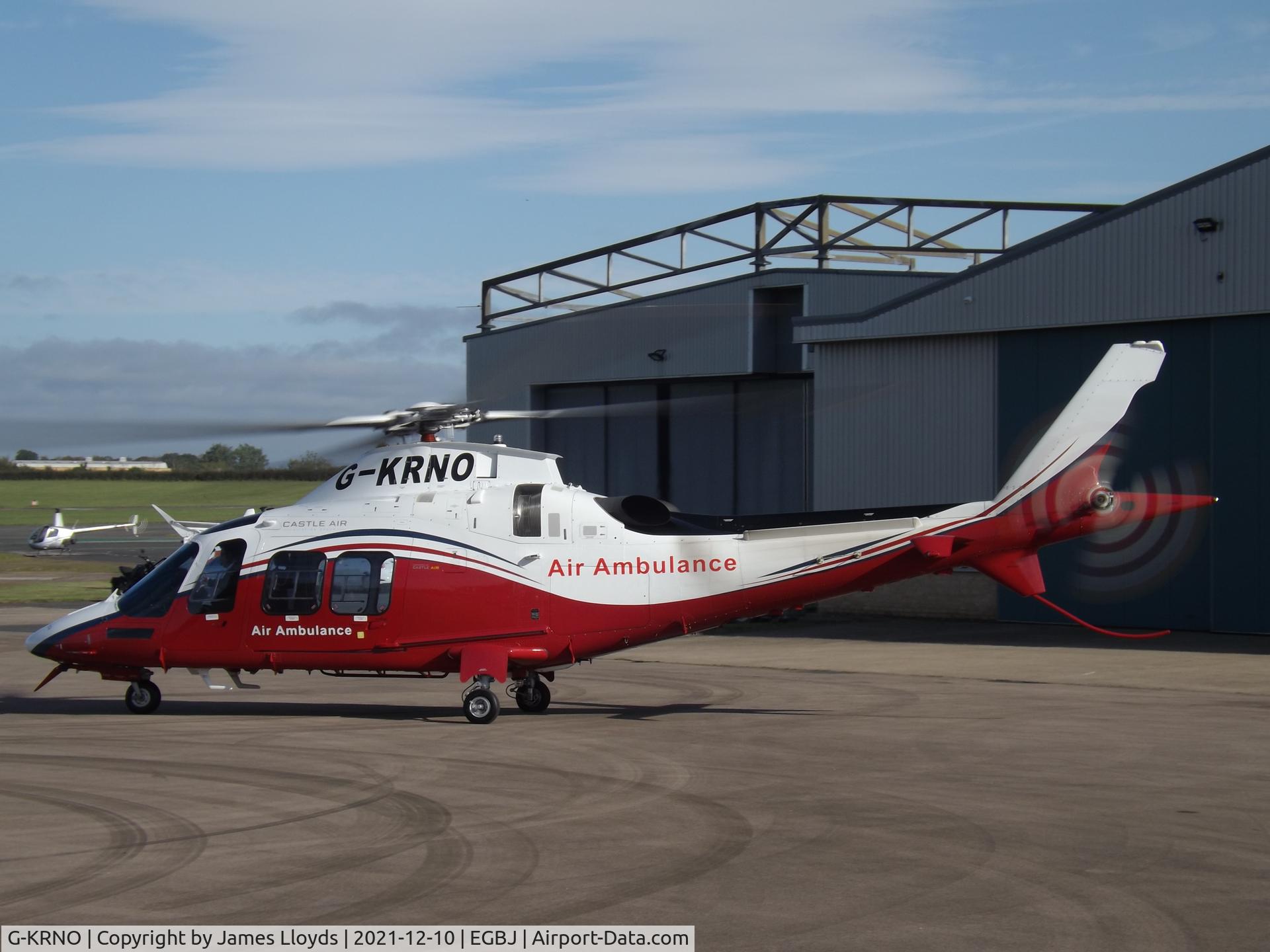 G-KRNO, 2013 AgustaWestland AW-109SP Grand New C/N 22298, At Gloucestershire Airport.