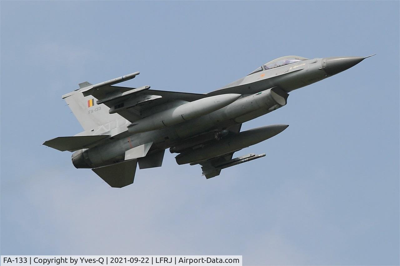 FA-133, SABCA F-16AM Fighting Falcon C/N 6H-133, SABCA F-16AM Fighting Falcon, Take off rwy 27, Landivisiau naval air base (LFRJ)