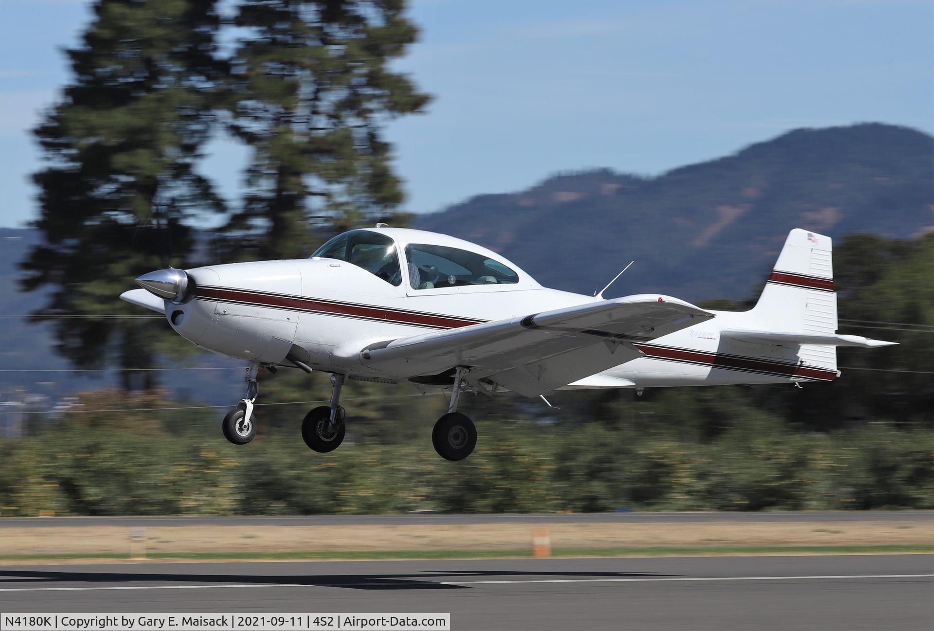 N4180K, 1948 Ryan Navion A C/N NAV-4-1180, WAAAM 2021 Fly-In, Jernstedt Field 4S2, Hood River, OR