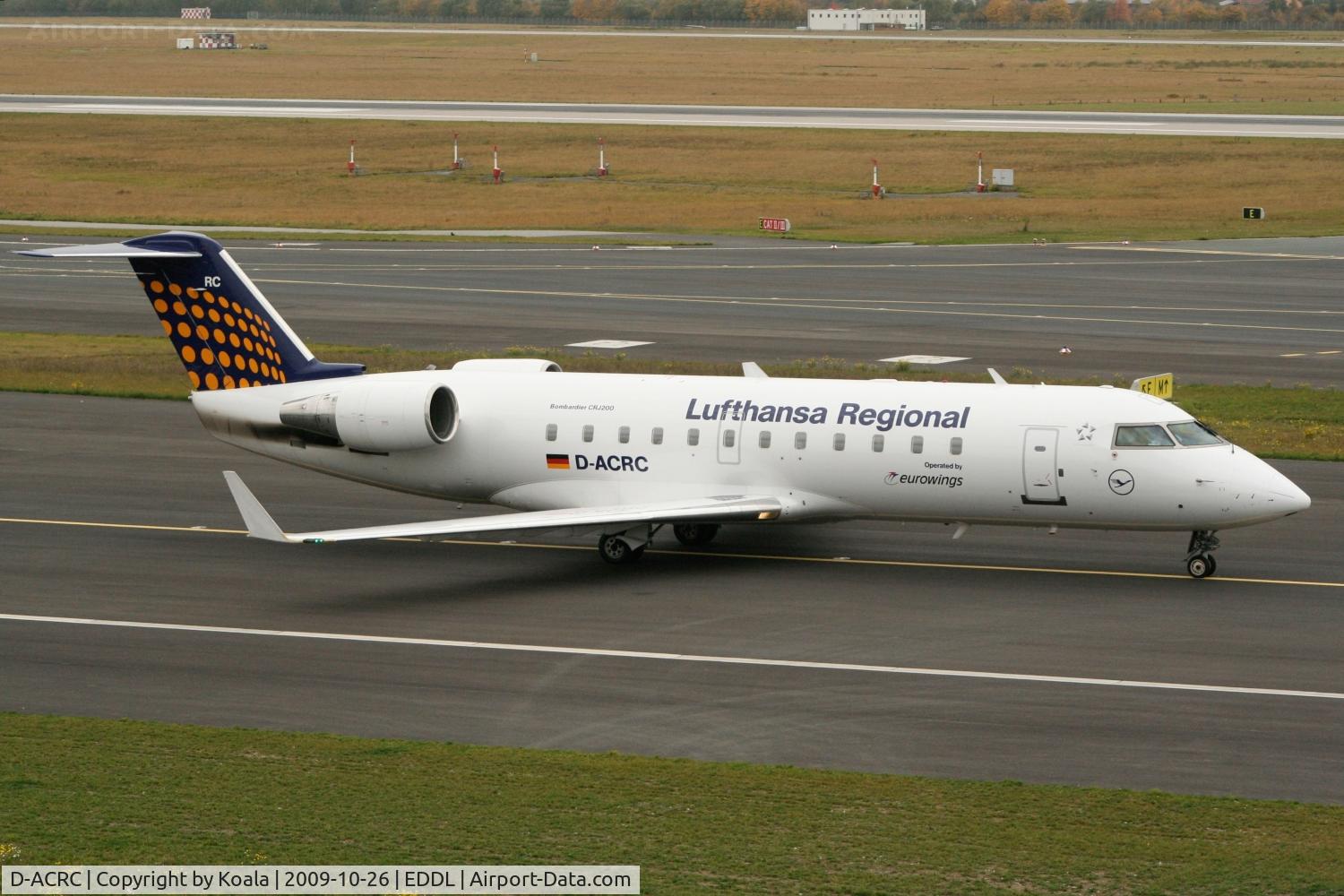 D-ACRC, 2001 Canadair CRJ-200ER (CL-600-2B19) C/N 7573, Old c/s