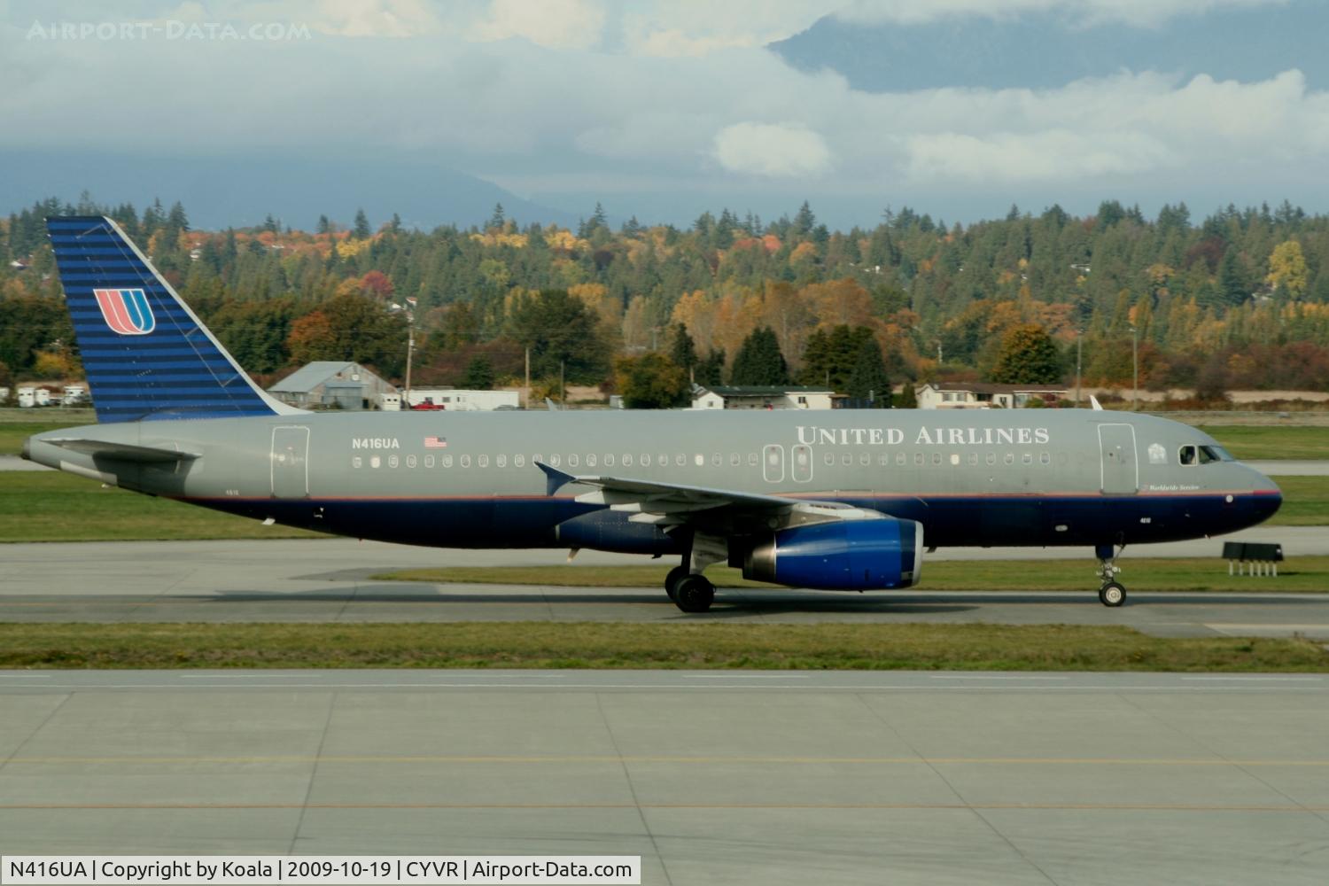 N416UA, 1994 Airbus A320-232 C/N 479, Old c/s