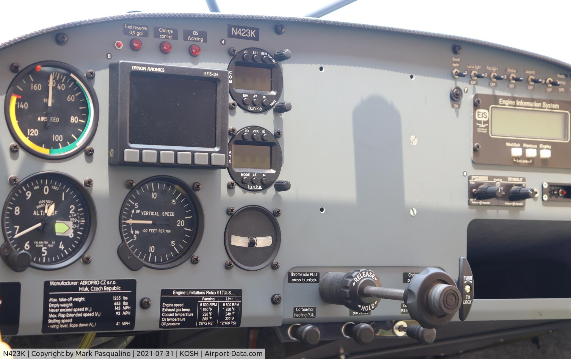 N423K, 2014 Aeropro CZ A220 C/N 43114, Aeropro CZ A220