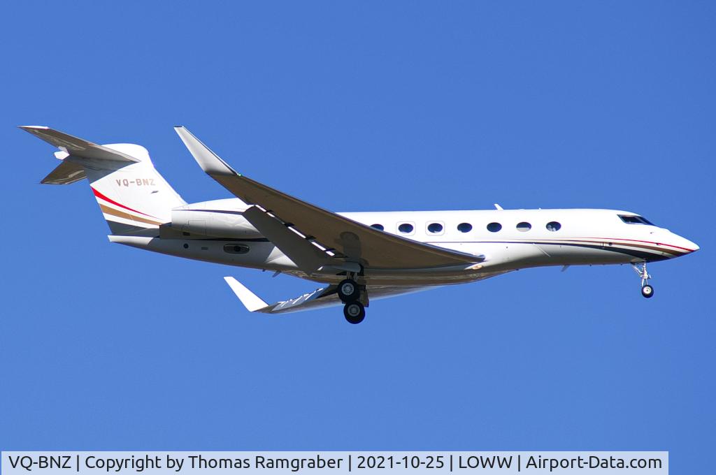 VQ-BNZ, 2011 Gulfstream Aerospace G650 (G-VI) C/N 6009, Jordan - Government Gulfstream G650