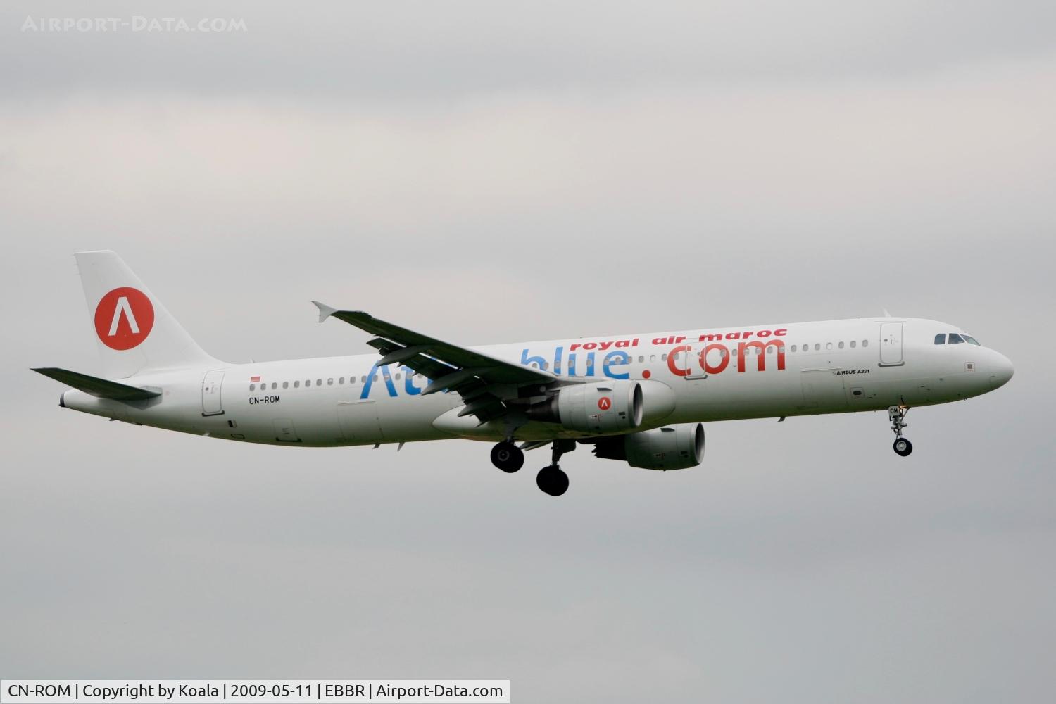 CN-ROM, 2007 Airbus A321-211 C/N 3070, Flying for Atlas Blue