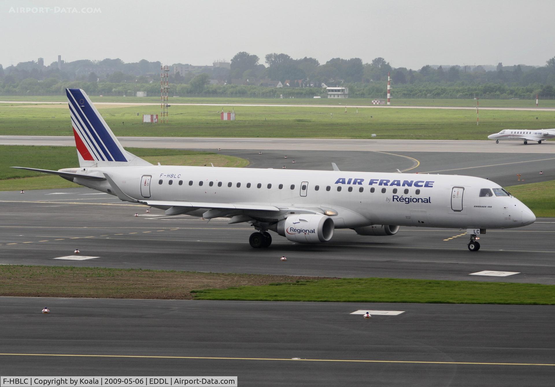 F-HBLC, 2007 Embraer 190AR (ERJ-190-100IGW) C/N 19000080, Old c/s