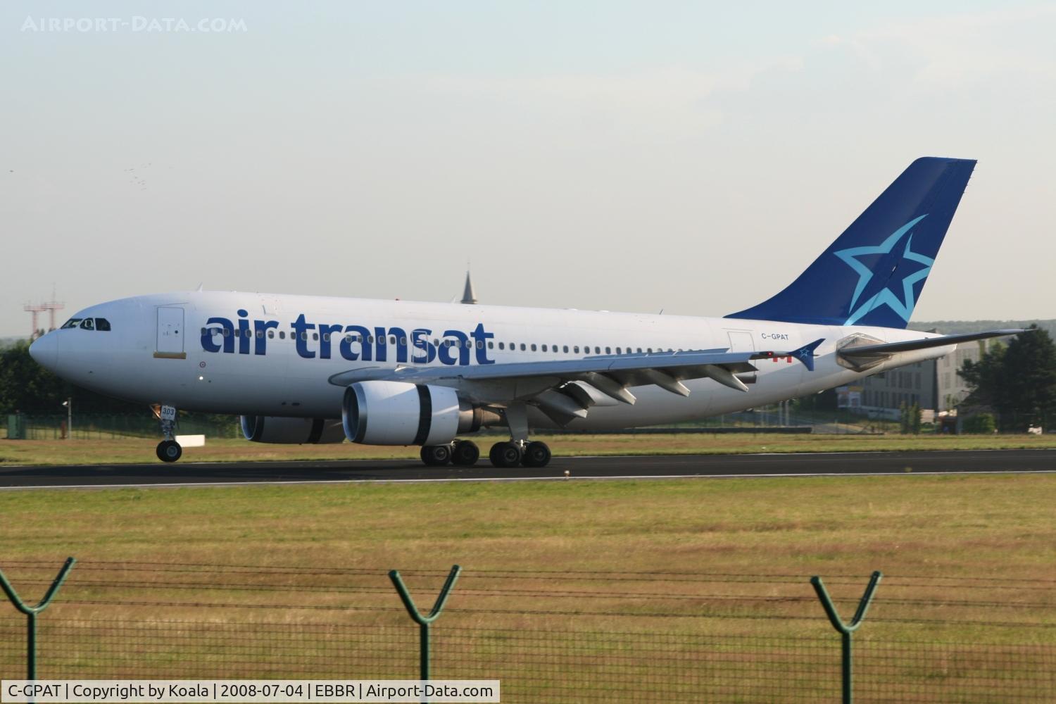 C-GPAT, 1992 Airbus A310-308 C/N 597, Touchdown, old c/s