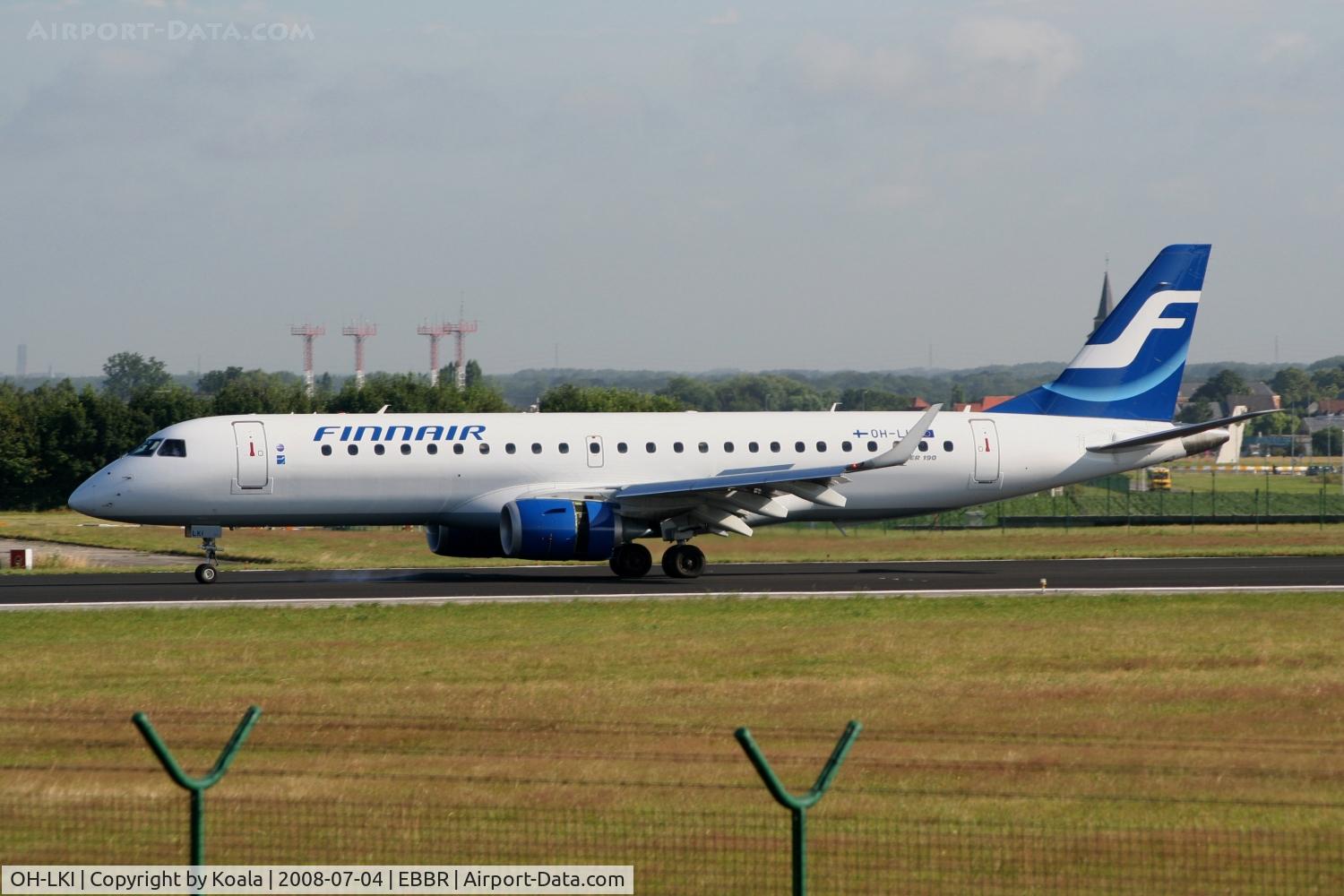 OH-LKI, 2007 Embraer 190AR (ERJ-190-100IGW) C/N 19000117, Old c/s