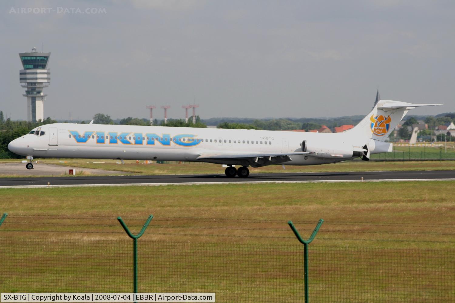SX-BTG, 1989 McDonnell Douglas MD-83 (DC-9-83) C/N 49856/1675, Viking c/s