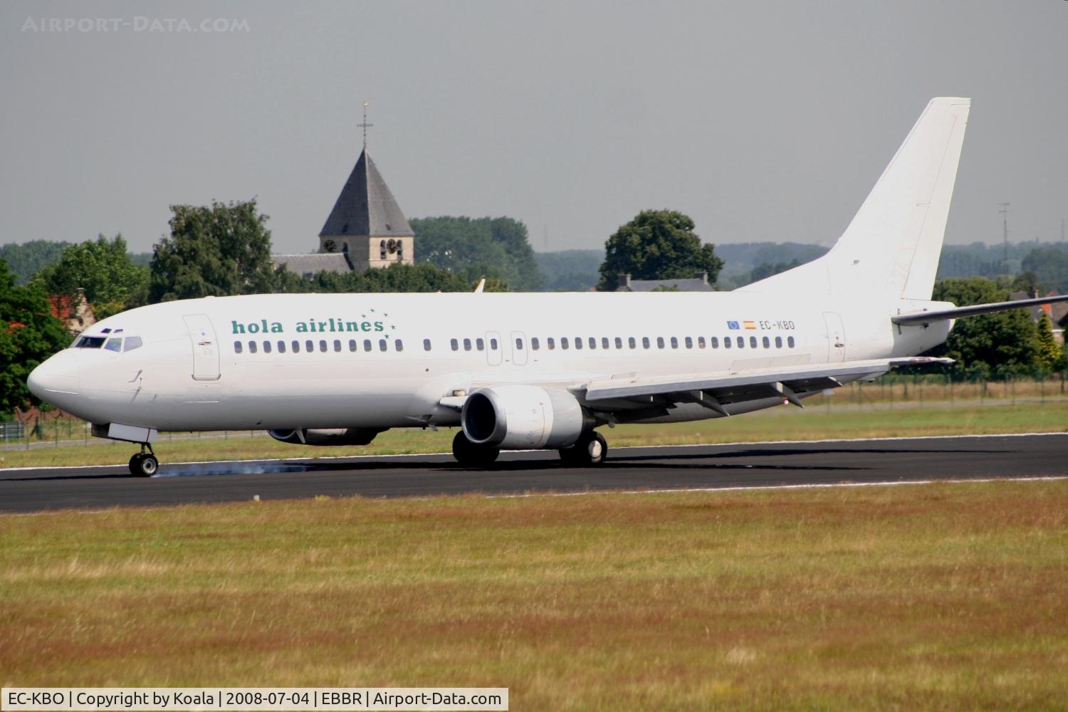 EC-KBO, 1988 Boeing 737-4Y0 C/N 23870, Hola Airlines