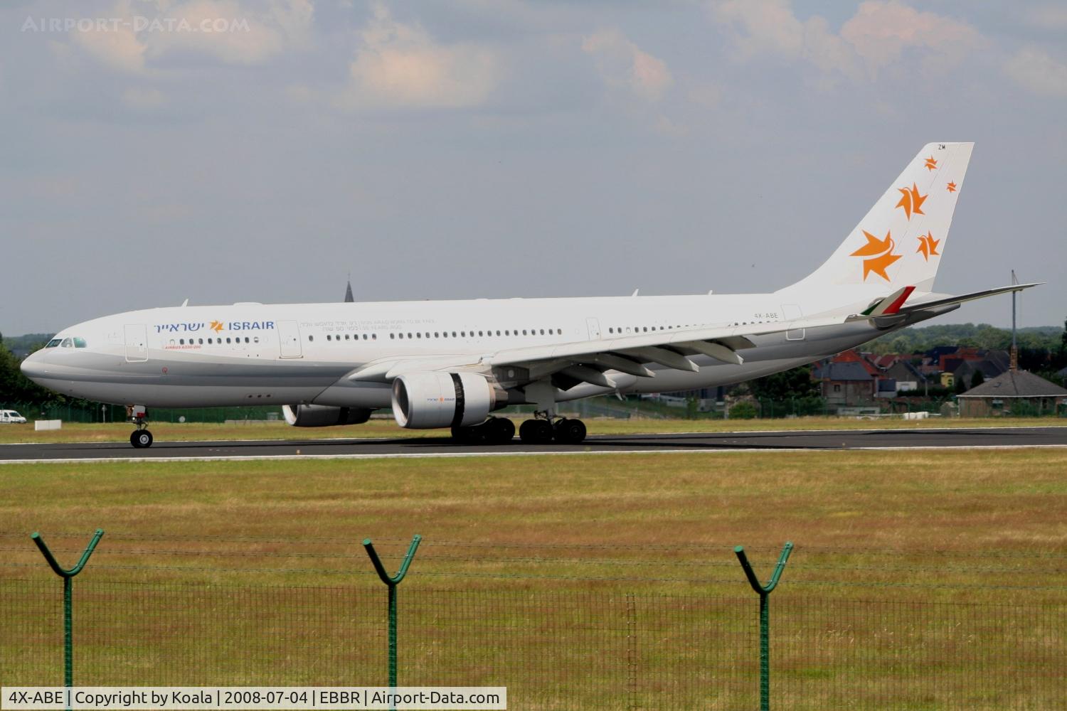 4X-ABE, 2007 Airbus A330-243 C/N 822, Charter fron TLV