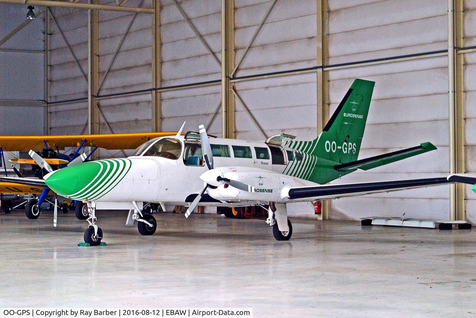 OO-GPS, 1980 Cessna 404 Titan Titan C/N 404-0609, OO-GPS   Cessna 404 Titan II [404-0609] (Eurosense) Antwerp-Deurne~OO 12/08/2016