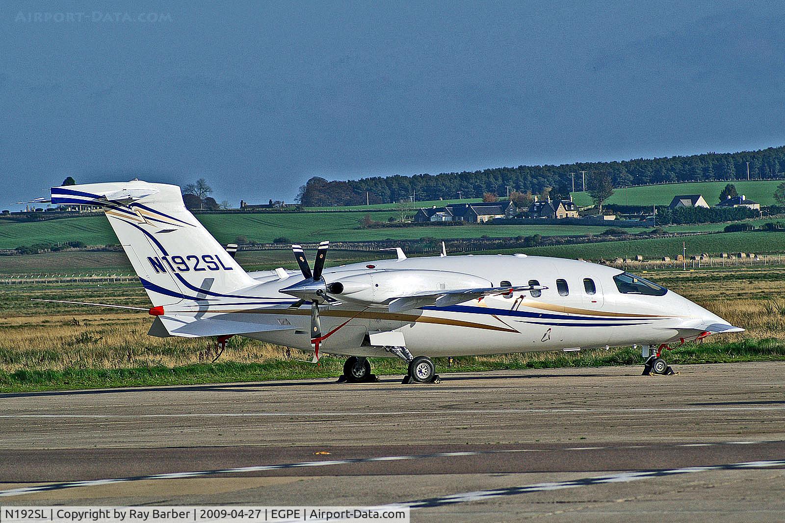 N192SL, 2009 Piaggio P-180 Avanti C/N 1199, HB-FVD   Pilatus PC-12/47E [1072] (Air Engiadina)  Inverness (Dalcross)~G 27/04/2009
