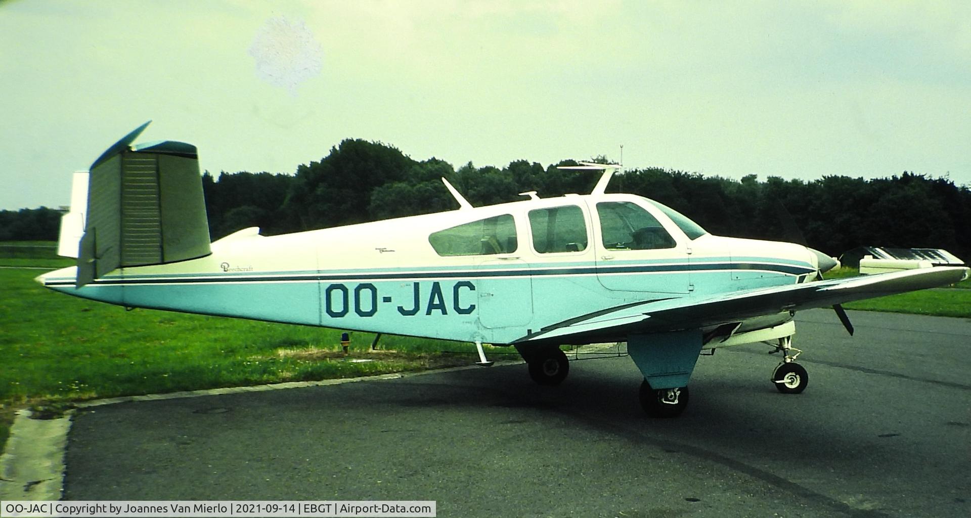 OO-JAC, 1968 Beech V35A Bonanza Bonanza C/N D-8745, Slide scan