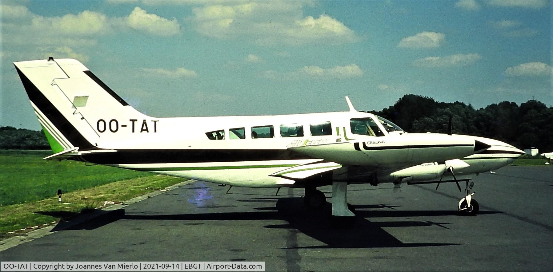 OO-TAT, 1975 Cessna 402B Utililiner C/N 402B-0823, Slide scan