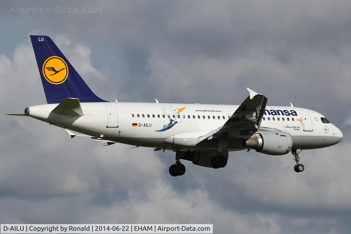 D-AILU, 1997 Airbus A319-114 C/N 744, at spl