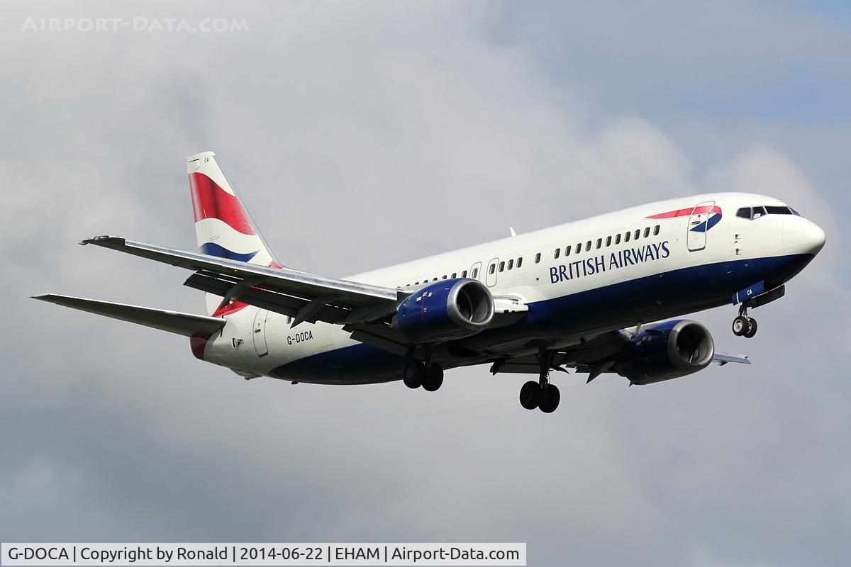 G-DOCA, 1991 Boeing 737-436 C/N 25267, at spl