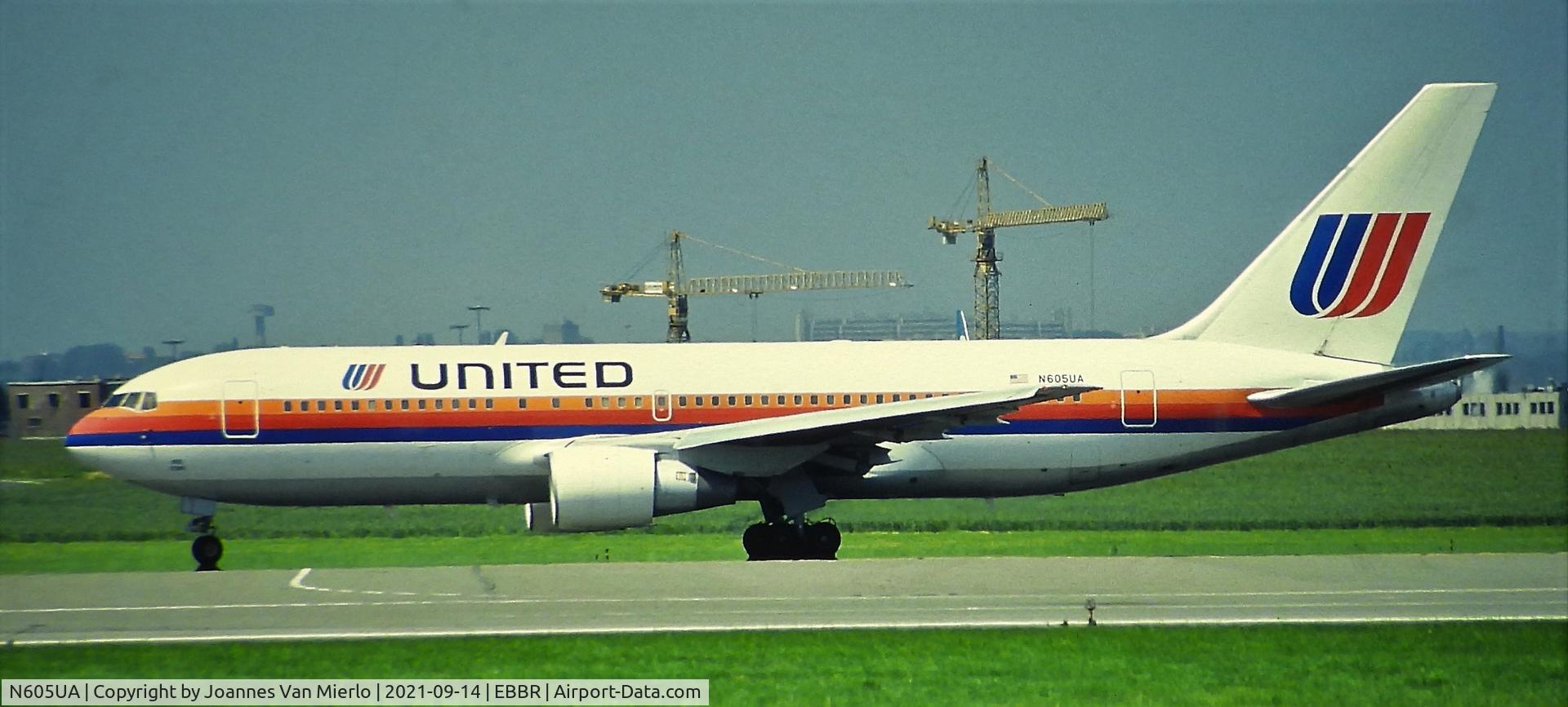 N605UA, 1982 Boeing 767-222 C/N 21866, Slide scan