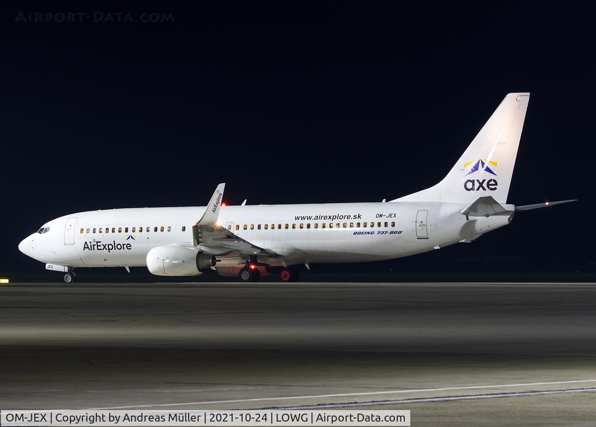 OM-JEX, 2001 Boeing 737-8AS C/N 29932, Departure to Rhodes.