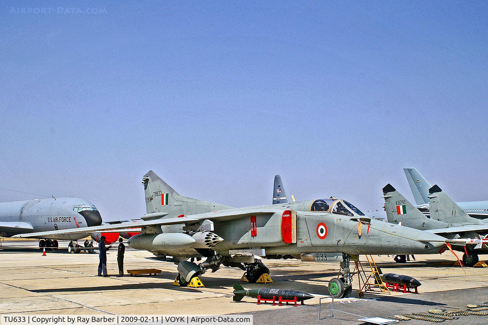 TU633, Mikoyan Gurevich MiG-27MU C/N Not Found, TU633   Mikoyan Gurevich MiG-27MU [Unknown] (Indian Air Force) Bangalore-Yelahanka AFB~VT 11/02/2009