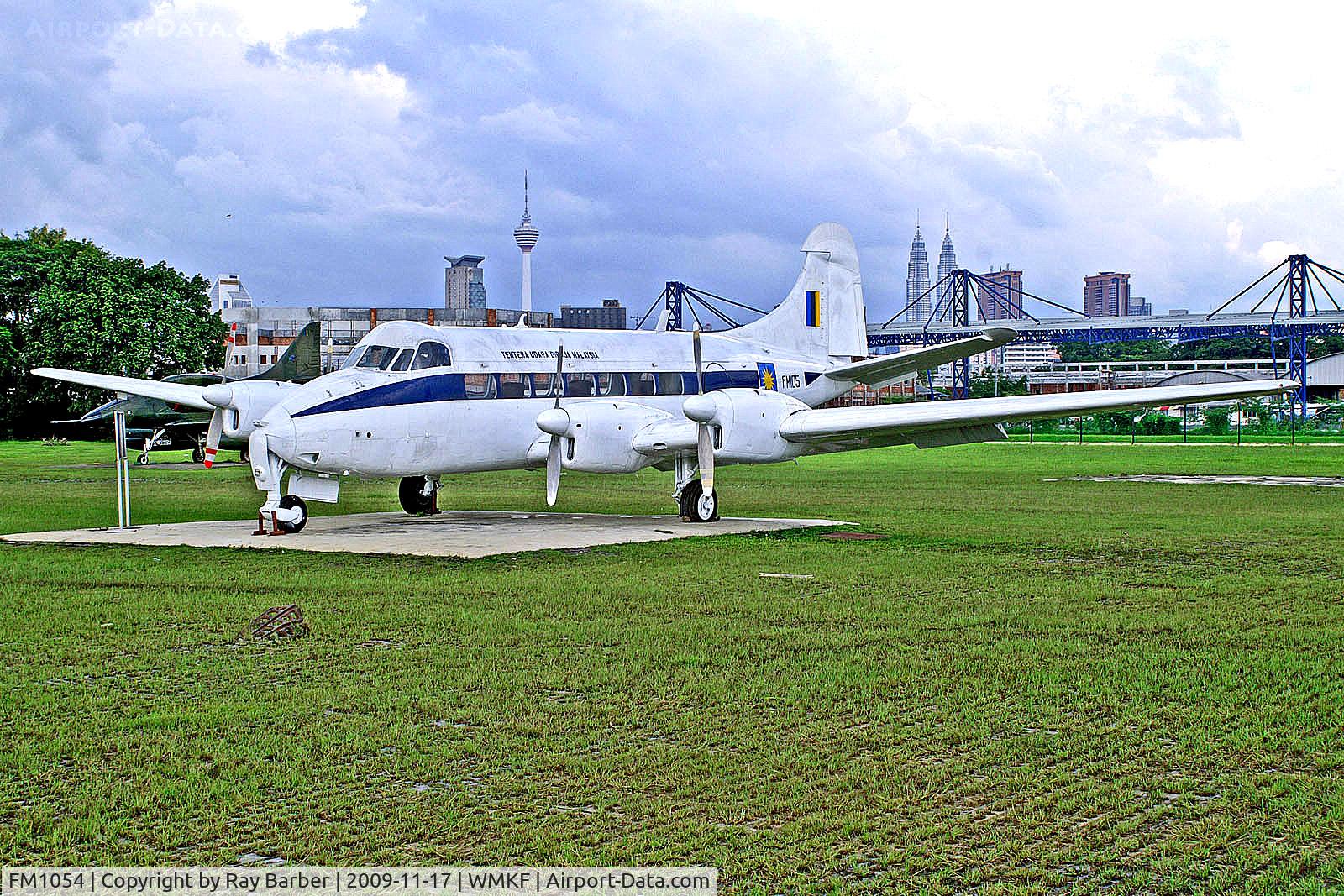 FM1054, 1959 De Havilland DH-114 Heron 2D C/N 14138, FM1054   De Havilland DH.114 Riley Heron [14138] (Royal Malaysian Air Force) Kuala Lumpur (Sungai Besi / Simpang)~9M 17/11/2009