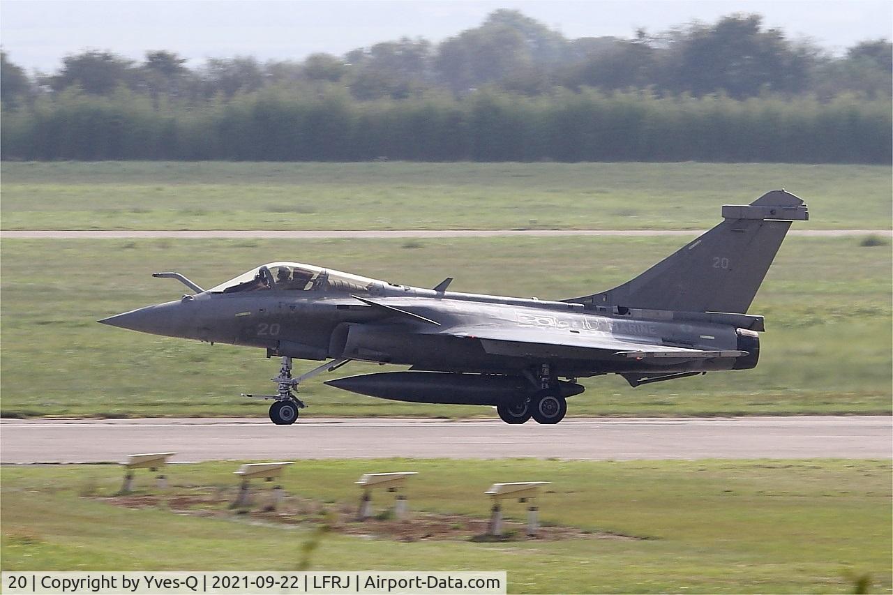 20, Dassault Rafale M C/N 20, Dassault Rafale M, Take off run rwy 07, Landivisiau naval air base (LFRJ)