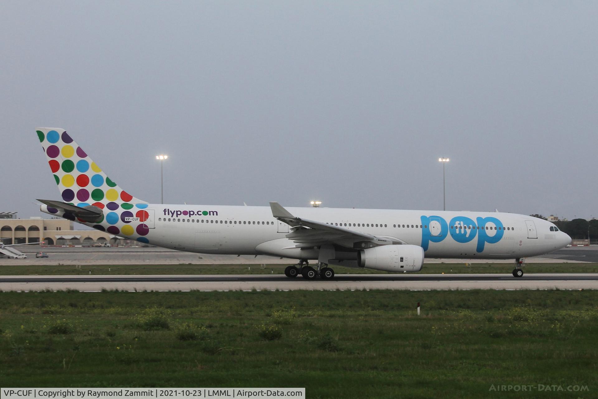 VP-CUF, 2013 Airbus A330-343 C/N 1445, A330 VP-CUF Fly Pop (to be re-registered as 9H-POP)