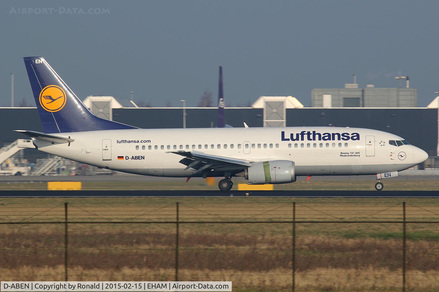 D-ABEN, 1991 Boeing 737-330 C/N 26428, at spl