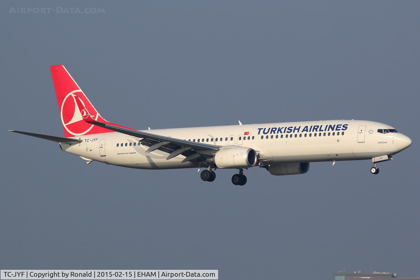 TC-JYF, 2012 Boeing 737-9F2/ER C/N 40982, at spl