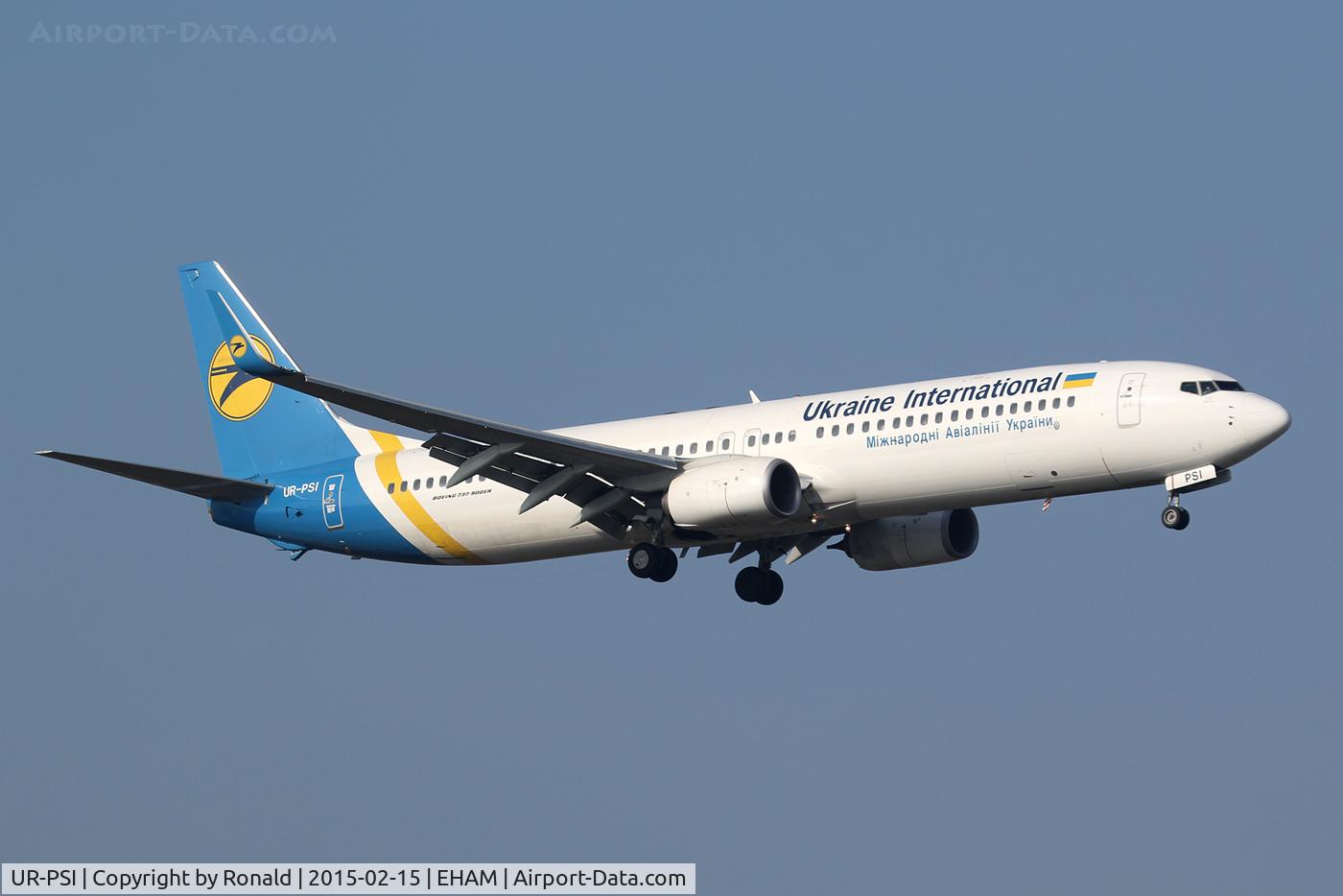 UR-PSI, 2013 Boeing 737-9KVER C/N 41534, at spl