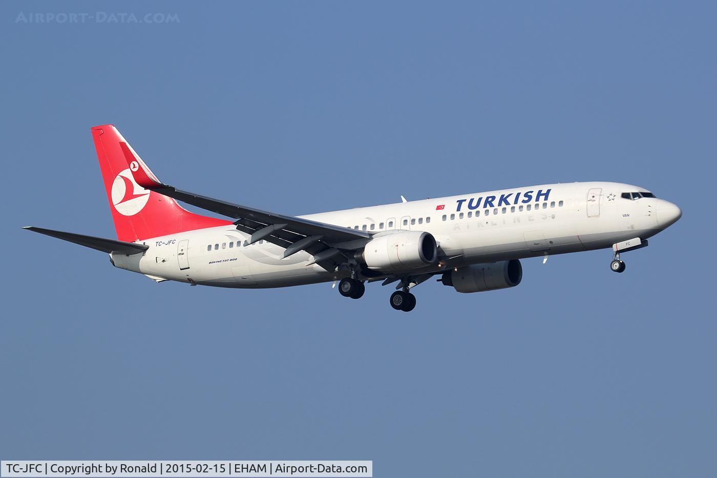TC-JFC, 1998 Boeing 737-8F2 C/N 29765, at spl